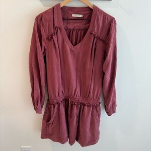 R.M. Williams 100% Silk Canary Dress Burgundy Size US6